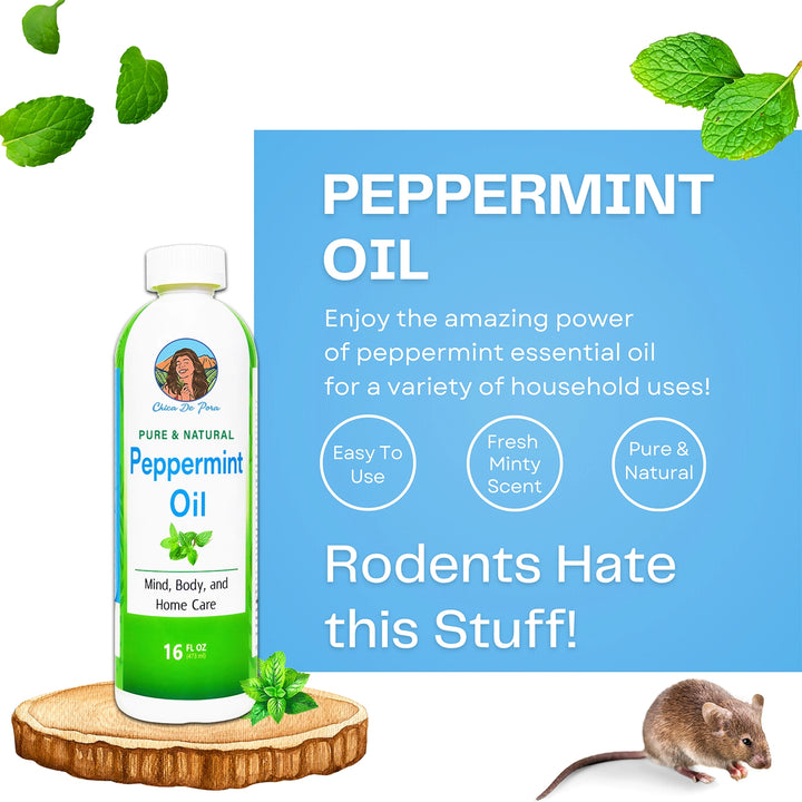 Peppermint oil for mice